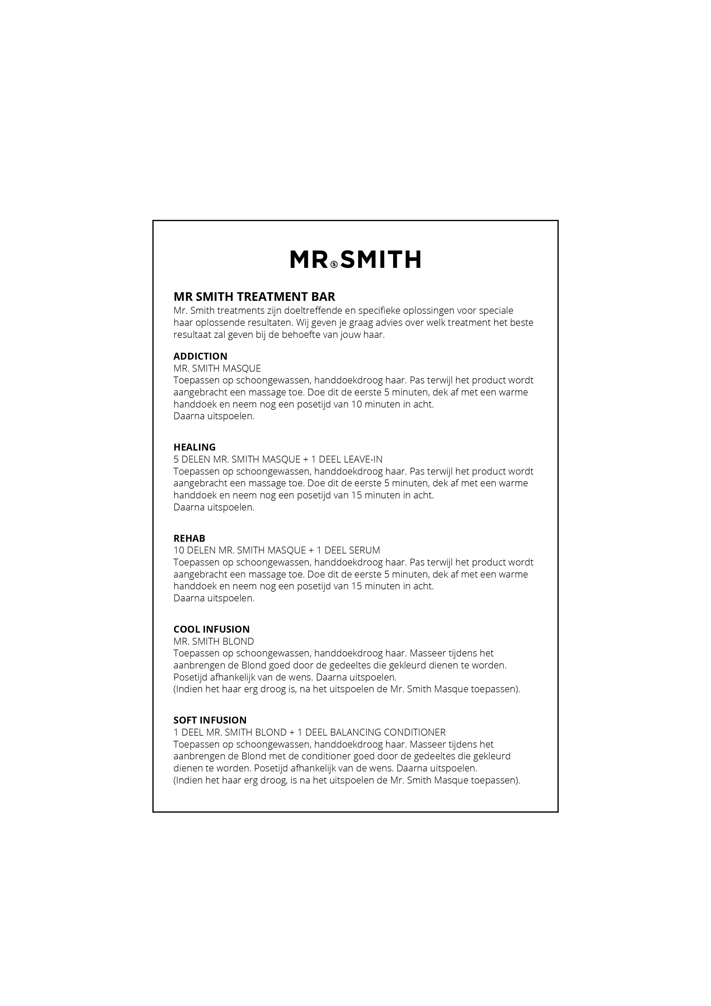 MR. SMITH Treatment Bar